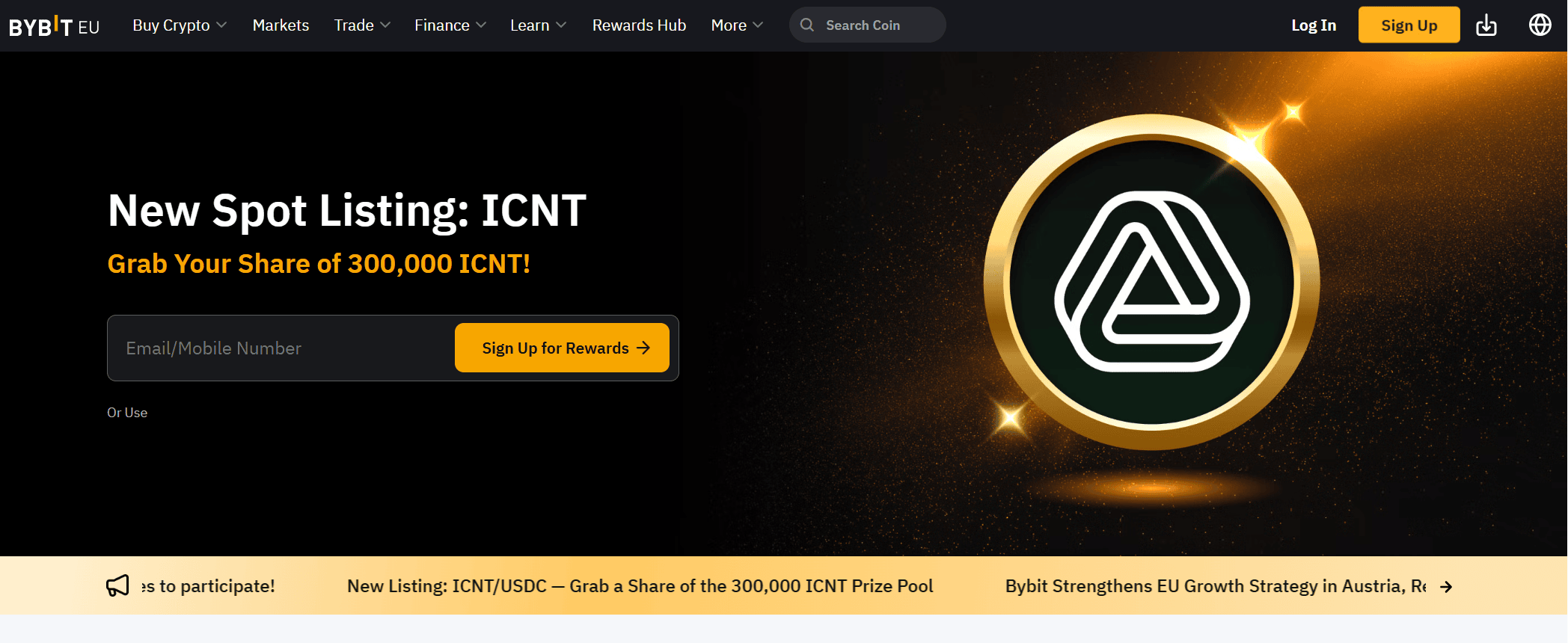 Ιστοσελίδα Bybit EU για Ευρωπαίους χρήστες με MiCA συμμόρφωση