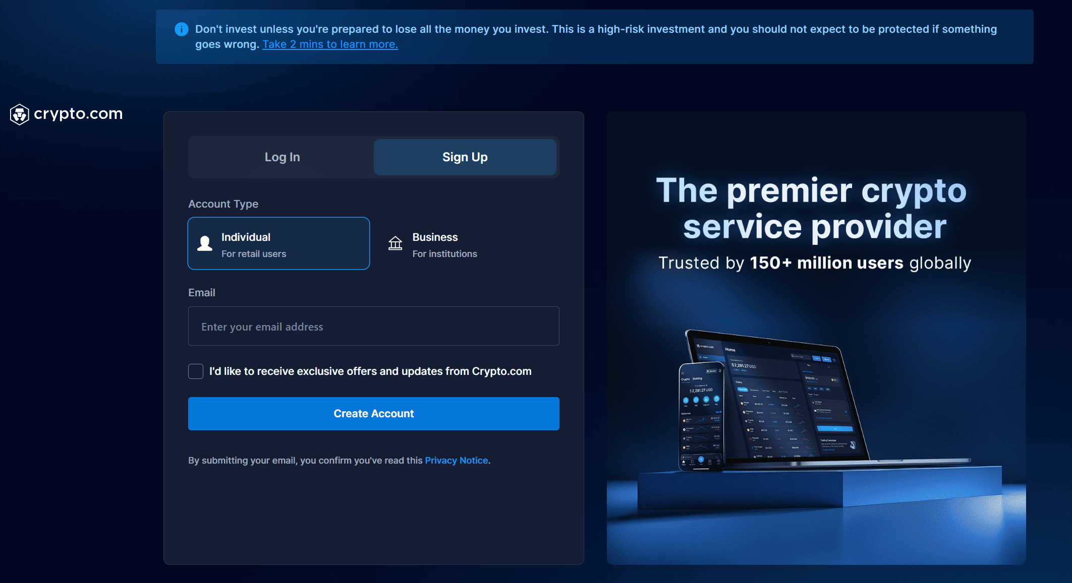 Εφαρμογή Crypto.com για iOS και Android με staking και Visa Card